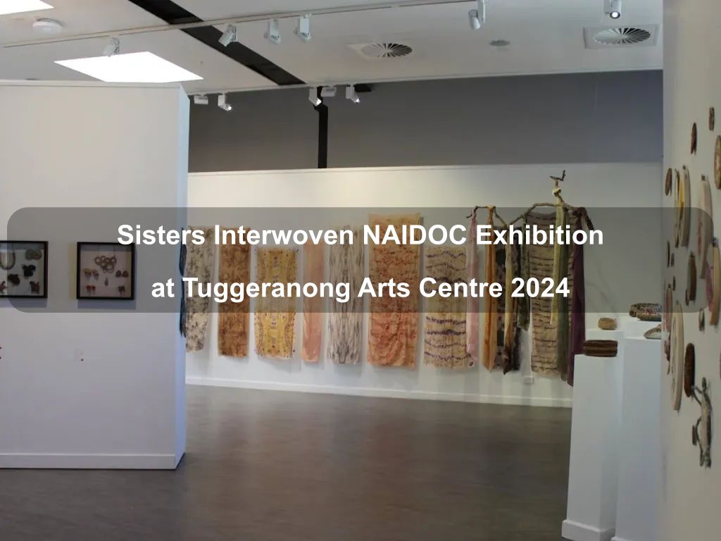 Sisters Interwoven NAIDOC Exhibition at Tuggeranong Arts Centre 2024 | What's on in Greenway