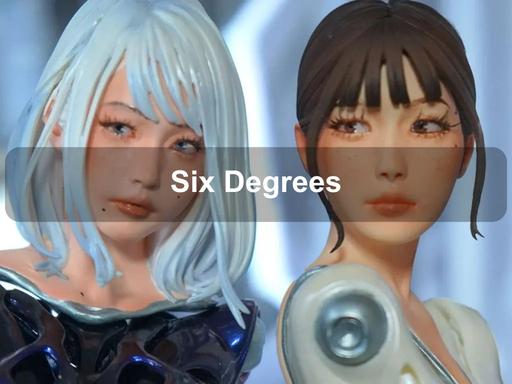 Six Degrees' is a group exhibition by Chezqah Agnir, Sophia Gawan-Taylor and Zair Ahmed Six Degrees' is a group exhibition by Chezqah Agnir, Sophia Gawan-Taylor and Zair Ahmed