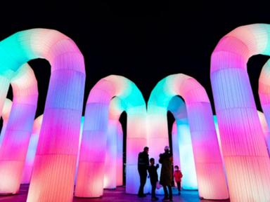 PRESENTED BY ENESSSky Castle is a dreamy- interactive sound and light installation- featuring a cluster of inflatable ar...