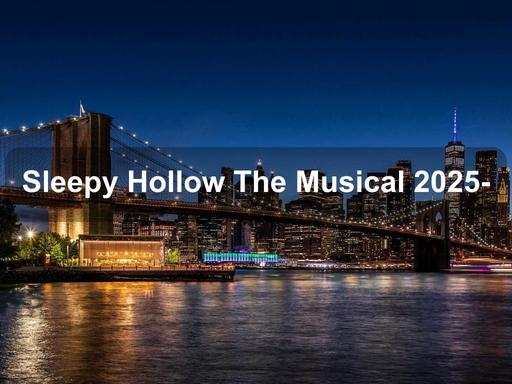 The mysterious story of Ichabod Crane and the headless horseman is set to music.