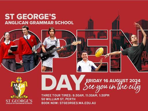 St George's Anglican Grammar School's annual Open Day is an opportunity for prospective families to find out really like...