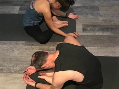 Yin yoga is a slow-paced style of yoga consisting of passive postures that are mostly done while seated or lying on the floor.