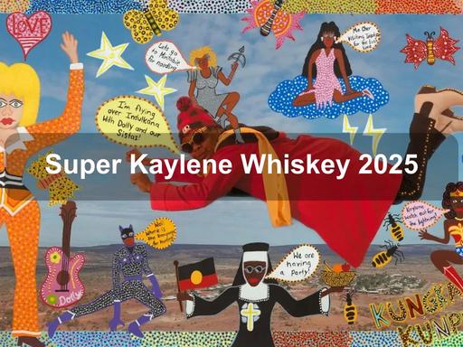 Super Kaylene Whiskey celebrates one of Australia's leading contemporary artists, proud Yankunytjatjara woman Kaylene Whiskey
