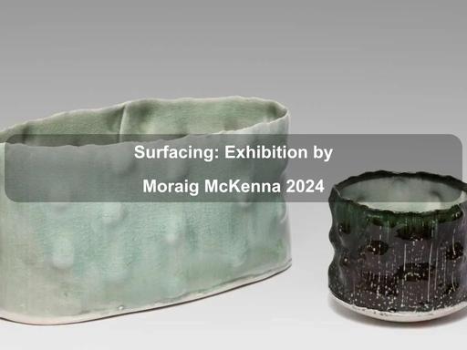 Surfacing by Gundaroo-based artist Moraig McKenna explores the narrative of surface and substance through textured ceramic work