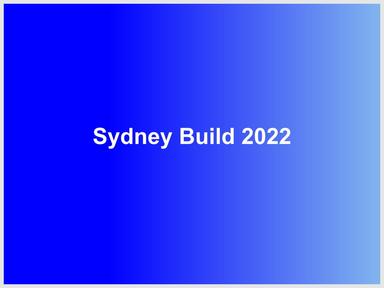Sydney Build is Australia's Largest Construction, Architecture &amp; Infrastructure Show.

The two-day event showcases a...