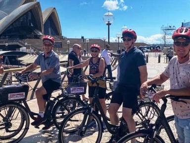 A small group, fully guided eBike tour of Sydney Harbour, parklands and bays. Discover Sydney Harbour by eBike and visit...