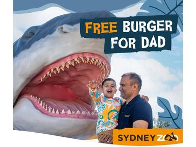 This Father's Day on Sunday 7 September, Sydney Zoo is turning up the heat on family celebrations by serving FREE burgers to all the dads who deserve a break from the grill.