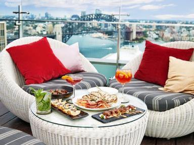 Celebrate the diverse flavours of Sydney while floating 31 levels above Sydney Harbour!