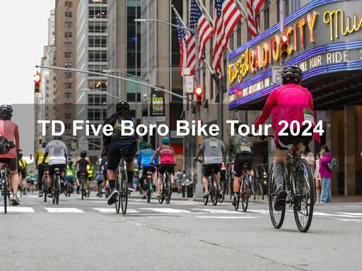 Approximately 32,000 cyclists pedal their way through all five boroughs on a traffic-free, 40-mile course.