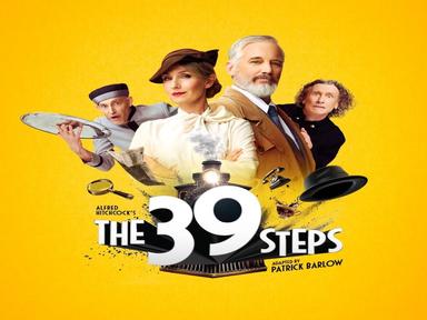 Hitchcock’s classic spy thriller meets Monty Python madness in THE 39 STEPS reimagined for a brand-new Australian tour! Hitchcock’s classic spy thriller meets Monty Python madness in THE 39 STEPS reimagined for a brand-new Australian tour!