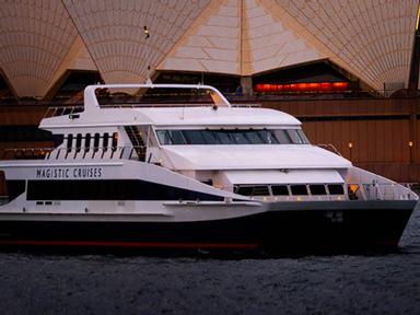 Experience Sydney in all its nocturnal glory only on board the famous Sydney dinner cruise