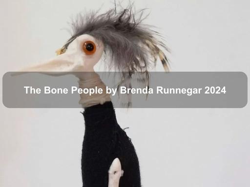 The Bone People exhibition operates as a diorama featuring a herd of imaginary animals - some with riders