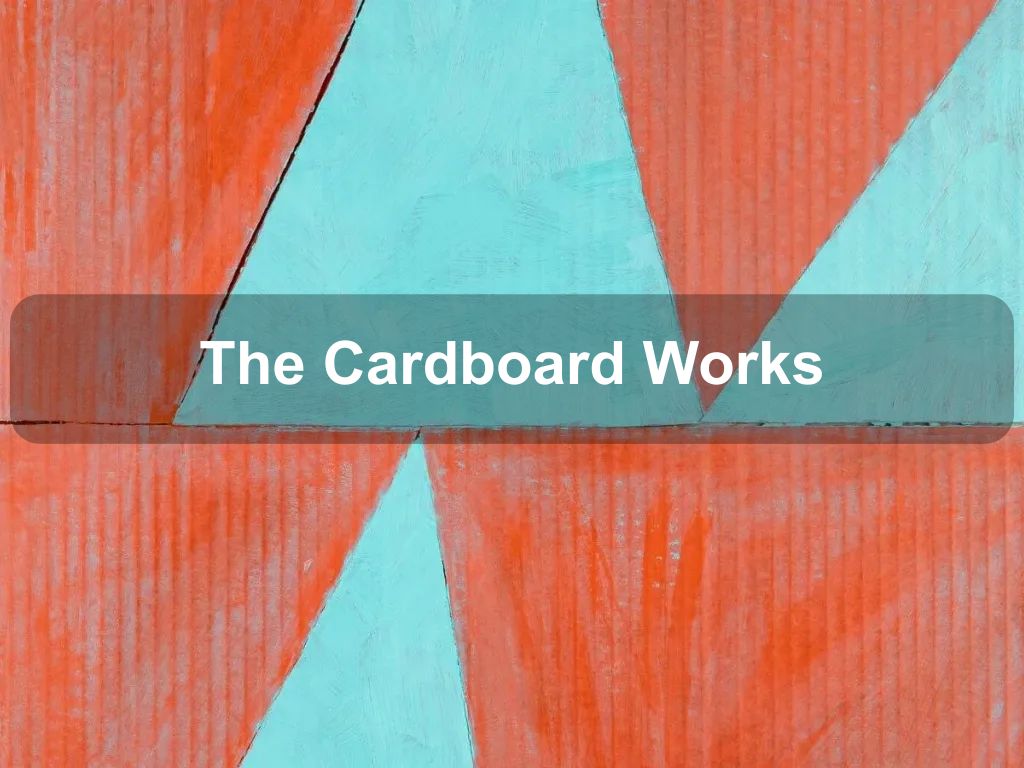 The Cardboard Works | Al Munro and Gayle Stockley 2026 | What's on in Griffith