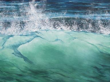 Based on the east coast of Tasmania / lutruwita, Kerri Kennewell derives inspiration for her bold, lyrical acrylic canva...