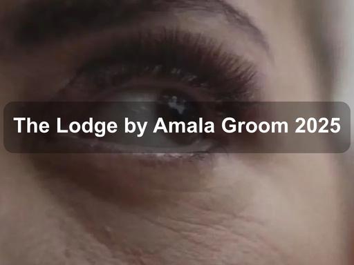 The Lodge' is the third moving image work in Amala Groom's 'Raised by Wolves' series, following 'The Proposal' (2022), and 'The Union' (2019) The Lodge' is the third moving image work in Amala Groom's 'Raised by Wolves' series, following 'The Proposal' (2022), and 'The Union' (2019)