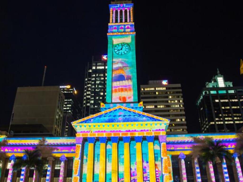 The Lott by Golden Casket City Hall Lights 2021 | What's on in Brisbane