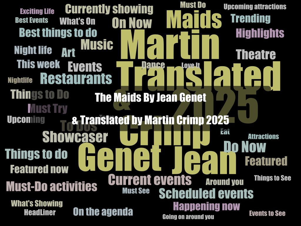 The Maids By Jean Genet & Translated by Martin Crimp 2025 | What's on in Canberra The Maids By Jean Genet & Translated by Martin Crimp 2025 | What's on in Canberra