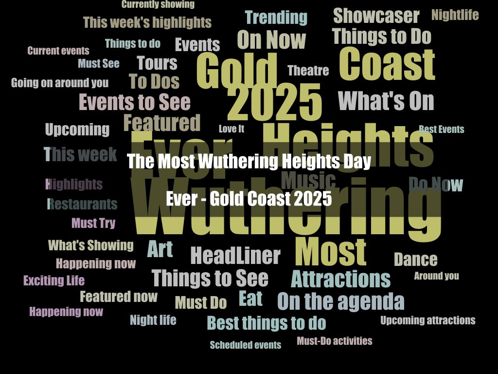 The Most Wuthering Heights Day Ever - Gold Coast 2025 | What's on in Surfers Paradise The Most Wuthering Heights Day Ever - Gold Coast 2025 | What's on in Surfers Paradise