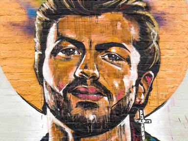 Following the death of queer icon George Michael- Paul Mac and Jonny Seymour commissioned a mural by artist Scott Marsh ...