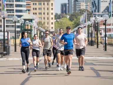 Chase your running goals while exploring Darling Harbour, totally free!...
