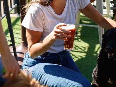 Enjoy a drink at the 4- pines Pop-up Bar at the Redfern Summer Streets festival.BBQ: Serving Sausage sizzles & Classic s...