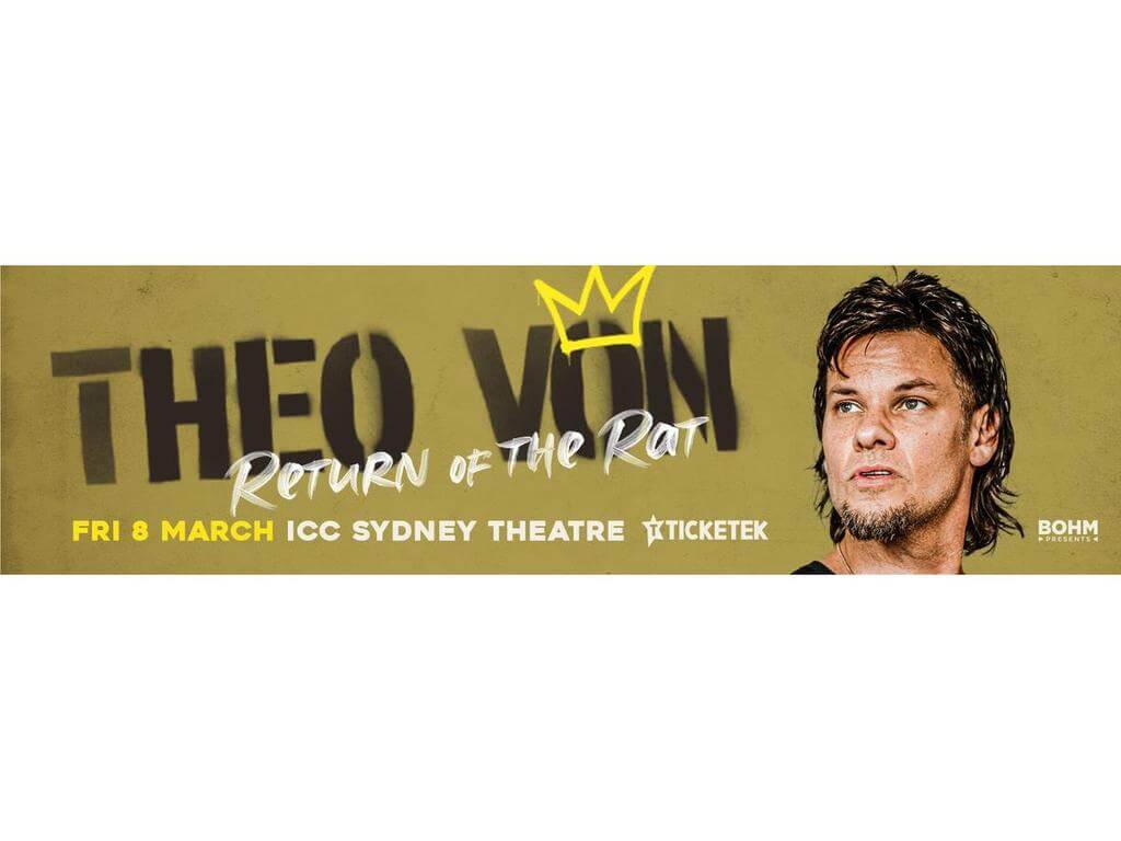 Theo Von - Return of the Rat | ICC Sydney Theatre 2024 | What's on in Darling Harbour