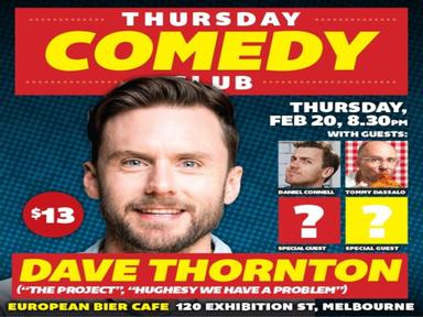 Thursday Comedy Club: Dave Thornton and Special Guests 2020