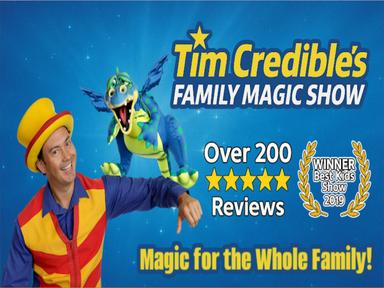 Introducing Tim Credible the Magician and his trusty sidekick, Douzie the Dragon