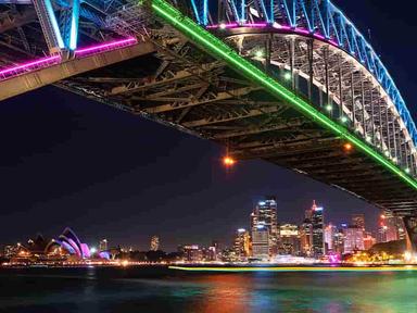 Choose from a wide range of harbour cruises and enjoy the Vivid harbour lights from a crowd-free perspective