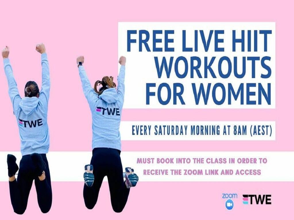 Train with Em FREE Live HIIT Workouts for Women 2020 | Melbourne