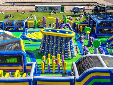 Tuff Nutterz is back in town with Tuffy's nest- Australia's biggest inflatable playground.Immerse yourself in this infla...