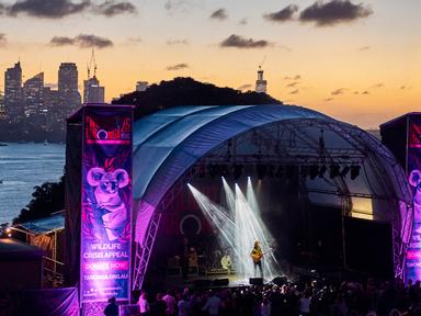 Overlooking Sydney Harbour at dusk- the Twilight at Taronga Summer Concert Series is backlit with one of the best views ...