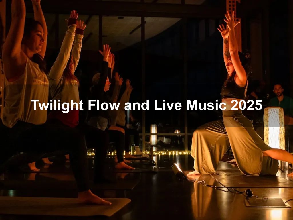 Twilight Flow and Live Music 2025 | What's on in Throsby