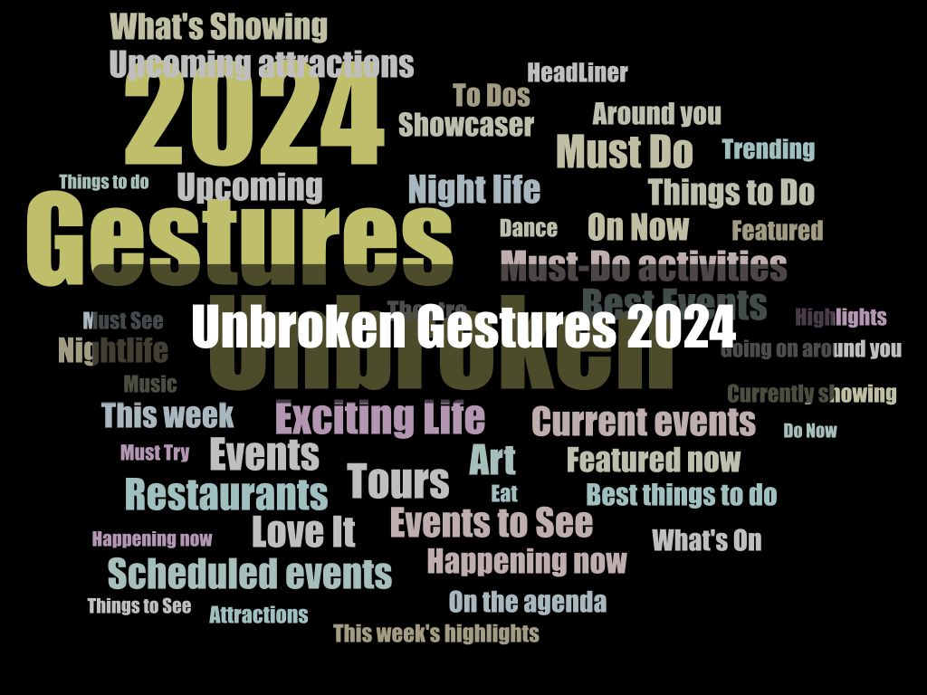 Unbroken Gestures 2024 | What's on in Chatswood