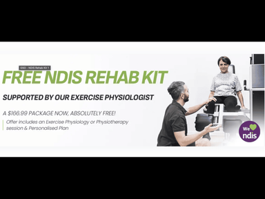 Get a Free NDIS Rehab Kit from Healthstin. Our programmes are designed to support NDIS Participants. Our offer includes an Exercise Physiology or Physiotherapy session and personalised plan.