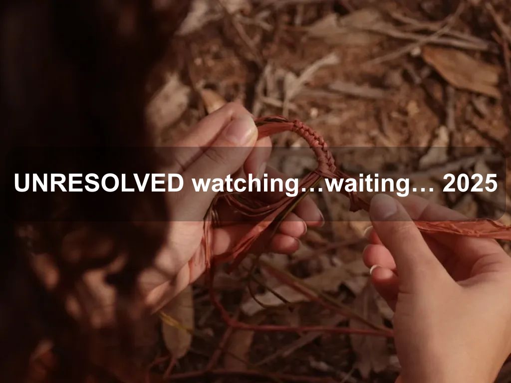 UNRESOLVED watching…waiting… 2025 | What's on in Canberra UNRESOLVED watching…waiting… 2025 | What's on in Canberra