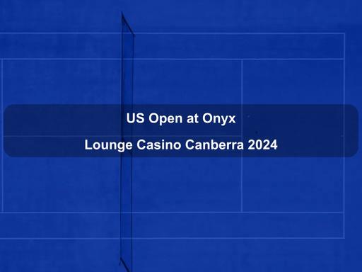 Catch all the action from the US Open 2024 live and loud on the Onyx Lounge's big screen