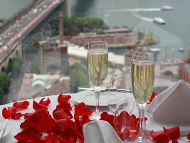 This Valentine's Day- treat your loved one to an evening of panoramic perfection and culinary delights- overlooking spar...