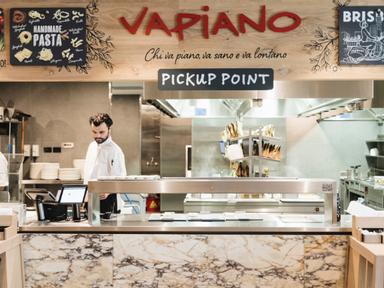 Friday Lunch Special - pasta bake or pizza foldover with soft drink for $15.Available until 5pm at Vapiano Albert Lane....