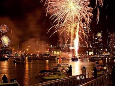 Enjoy the Docklands fireworks and a special drone show for New Year's Eve,