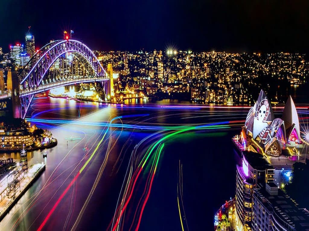 Vivid Sydney Cruises 2023 Best Vantage Point | Sydney Olympic Park