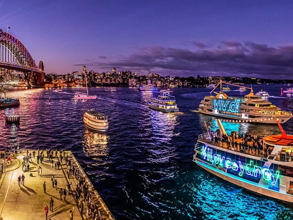 Vivid Sydney Light Cruises 2023