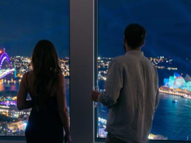 Experience Vivid Sydney from breathtaking heights at Shangri-La Sydney, where a dazzling light display transforms the Sy... Experience Vivid Sydney from breathtaking heights at Shangri-La Sydney, where a dazzling light display transforms the Sy...