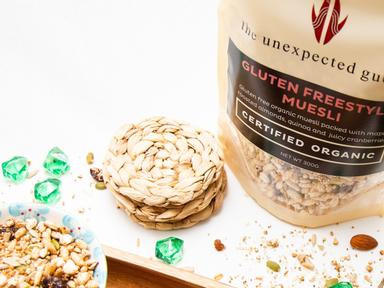 The Unexpected Guest is a 100% First Nations business and we produce Australian Certified Organic Mueslis- Maple Roasted Almonds and Prebiotic Health Bars infused with Lemon Myrtle- Wattle Seed and Bush Honey. Our products are nutritious- health and refined sugar free.