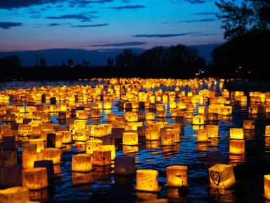 The magical Water Lantern Festival is lighting up Sydney this weekend!