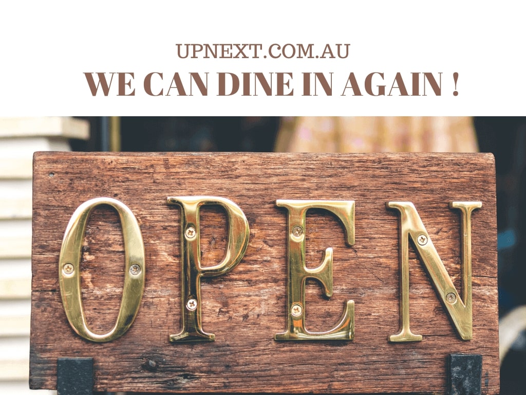 We can now dine out again May 2020! | UpNext