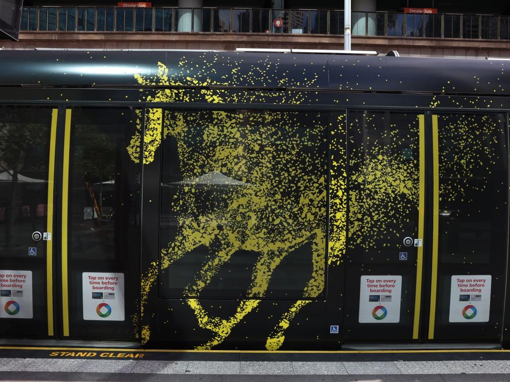 We Run Into the Fire Together light rail by Jason Wing 2026 | What's on in Sydney image 2