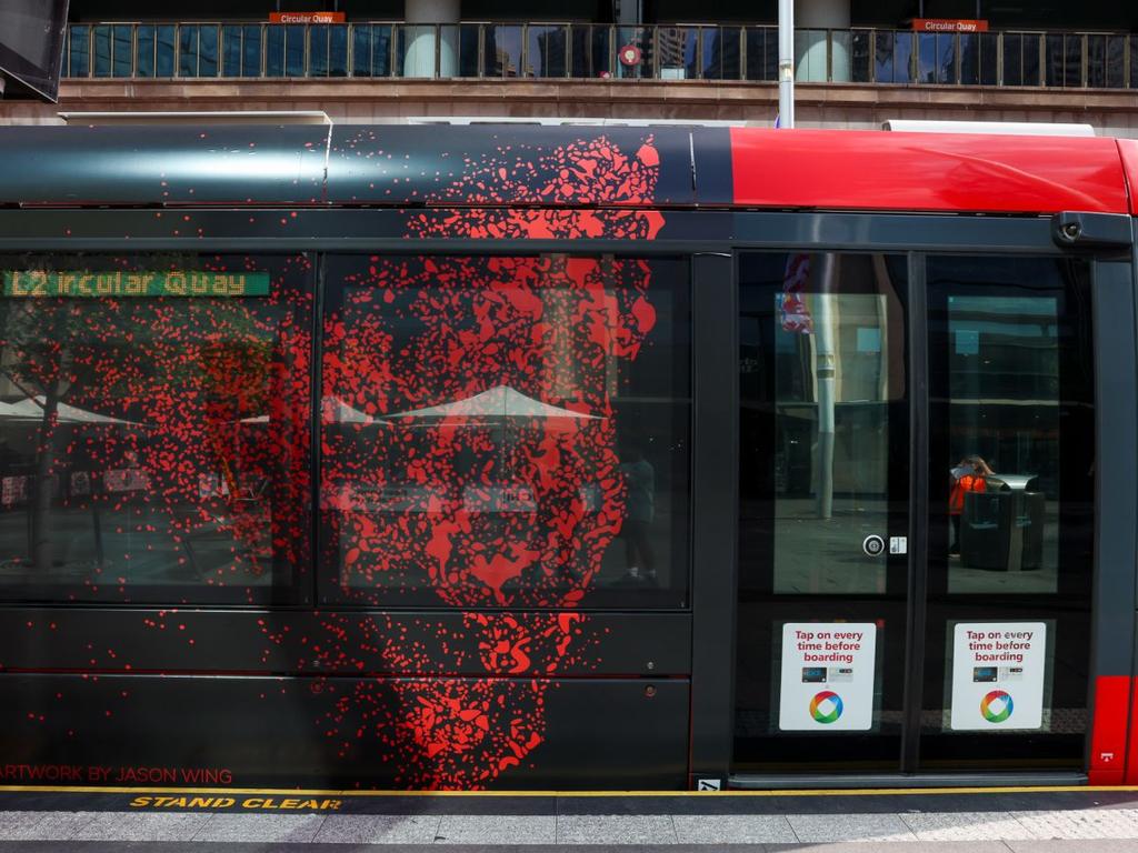 We Run Into the Fire Together light rail by Jason Wing 2026 | What's on in Sydney image 3