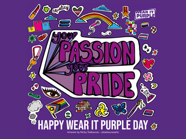 Join us for A Wear it Purple Day Celebration for queer youth and allies!