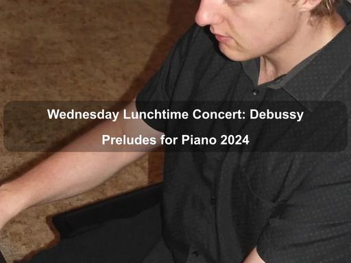 The Wesley Music Centre Lunchtime concert series presents the talented pianist Sam Row, who will perform the complete Preludes Book 1 by Claude Debussy, a series of impressionistic piano pieces that includes Maiden with the Flaxen Hair and The Sunken Cathedral